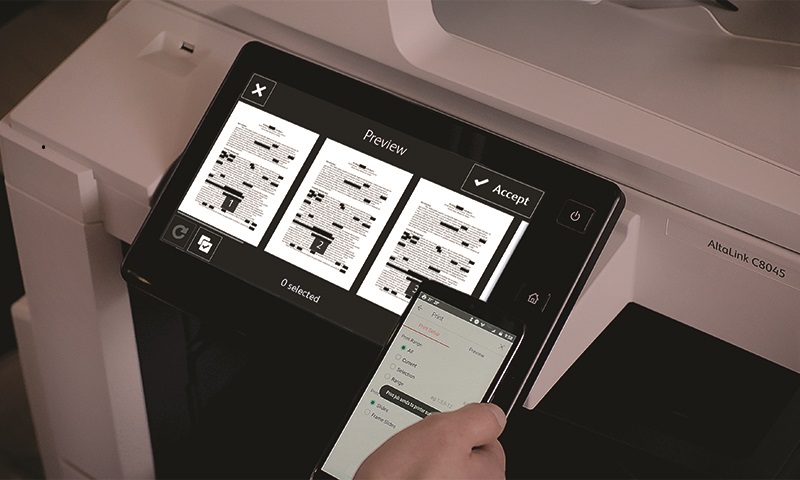 Auto-redaction app preview screen
