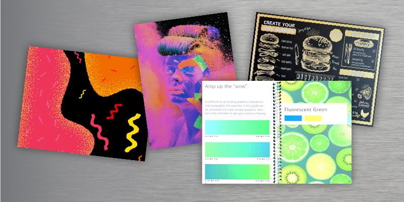 Iridesse print samples