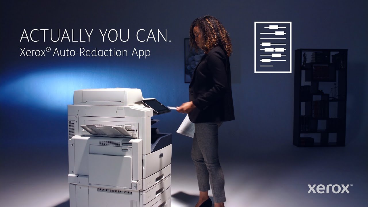 Xerox® Auto-Redaction App YouTube Video